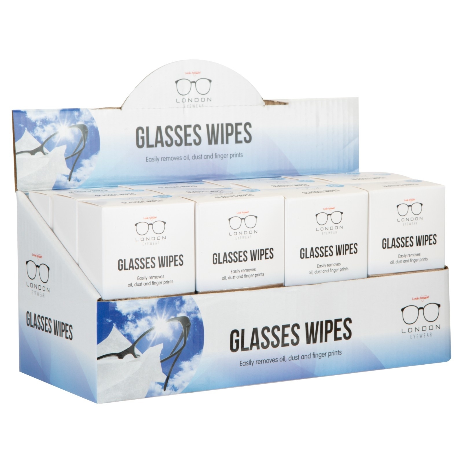 GLASSES WIPES,Boxed 20`s CDU [Packs Only]