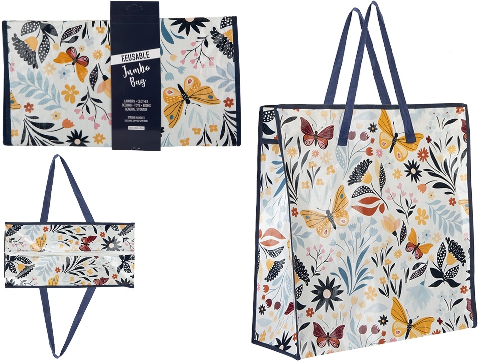 LAUNDRY BAG,Reusable Butterfly 52x48x25cm [Splittable]