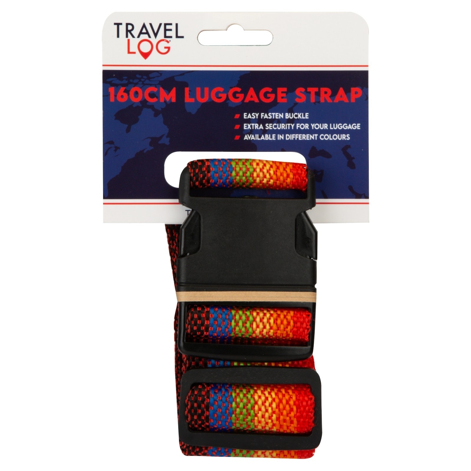 LUGGAGE STRAP,Adjustable 1.6m Assorted Designs H/pk [Packs Only]