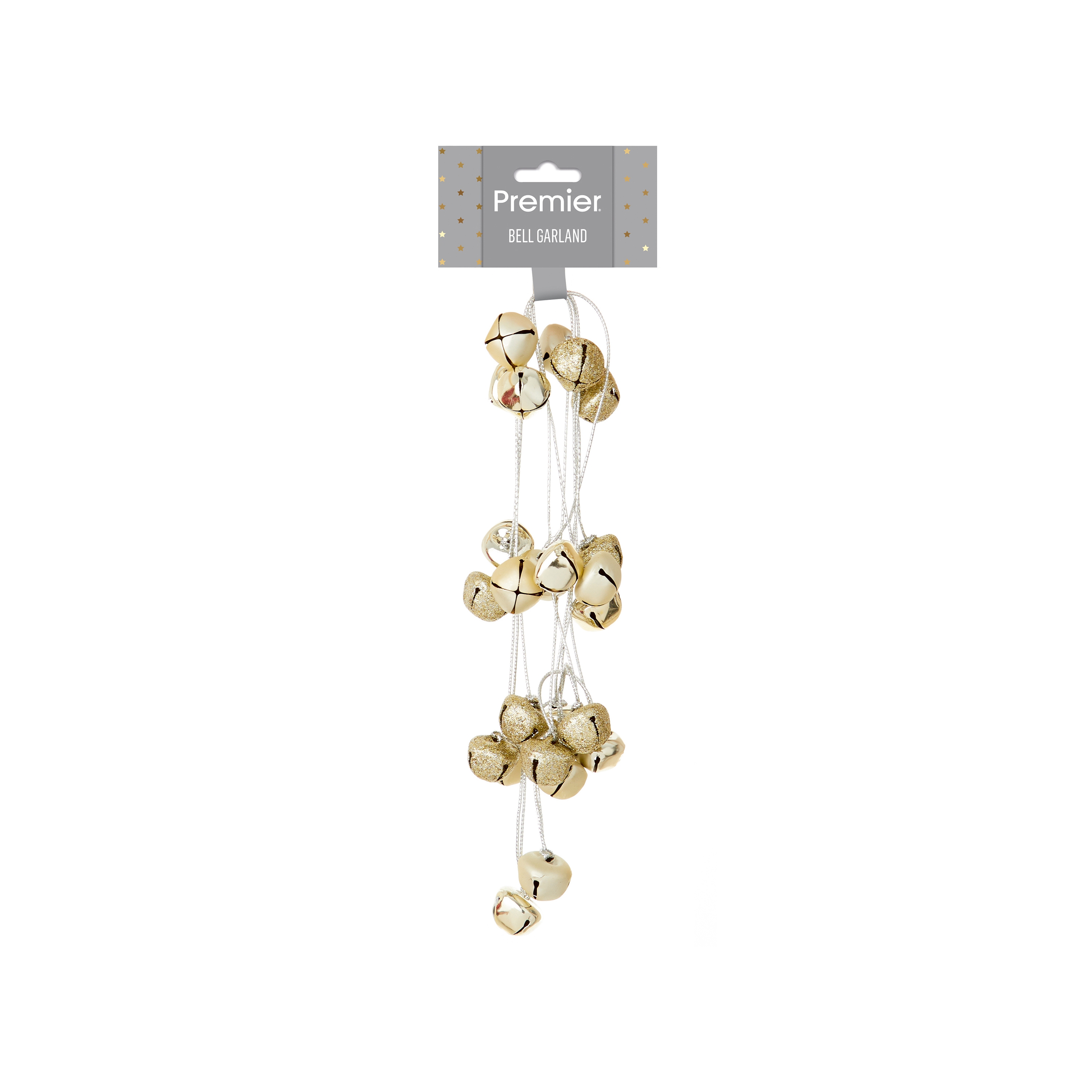 TREE DECORATION,String of Balls 1.75M Red, Gold & Silver Assorted [Splittable]