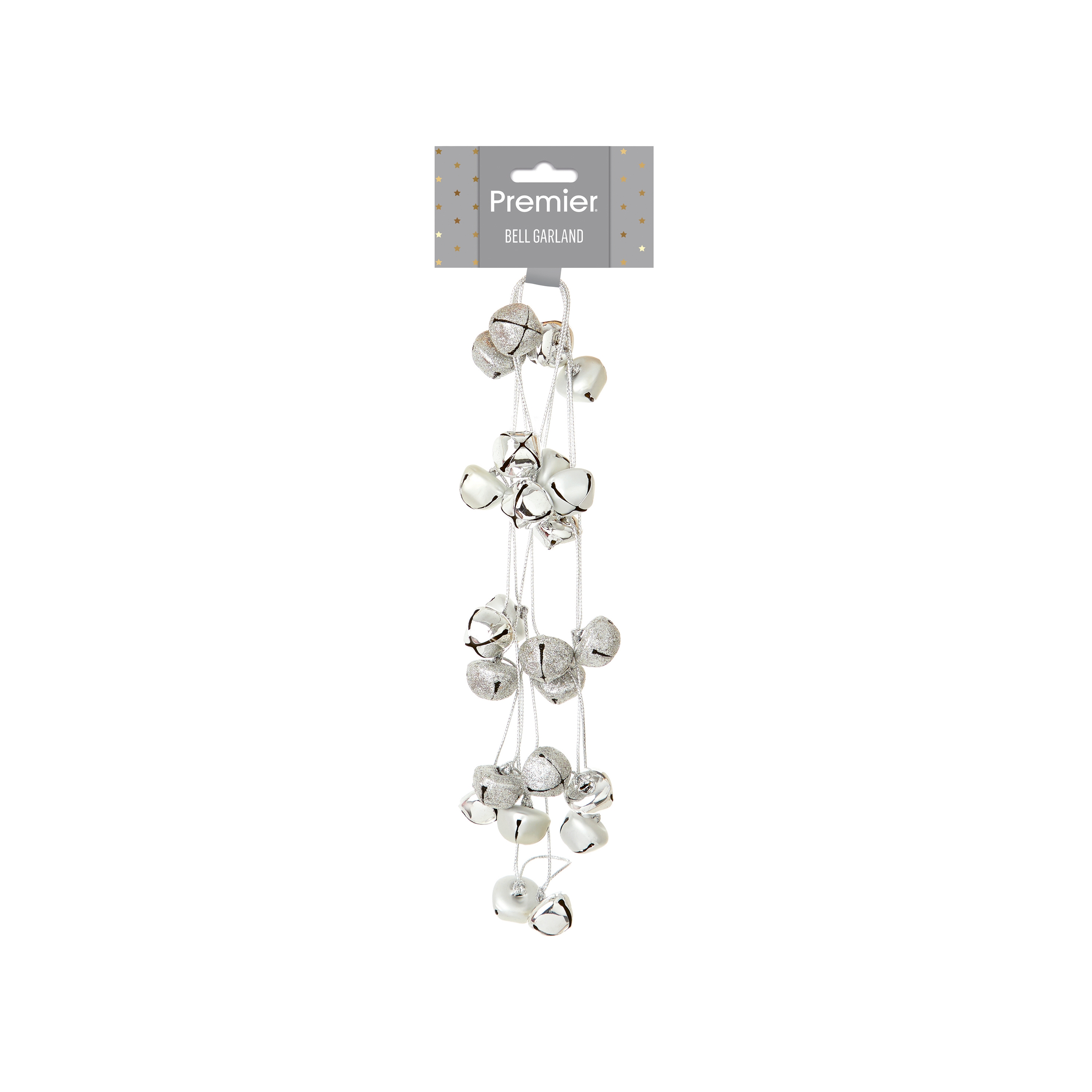 TREE DECORATION,String of Balls 1.75M Red, Gold & Silver Assorted [Splittable]