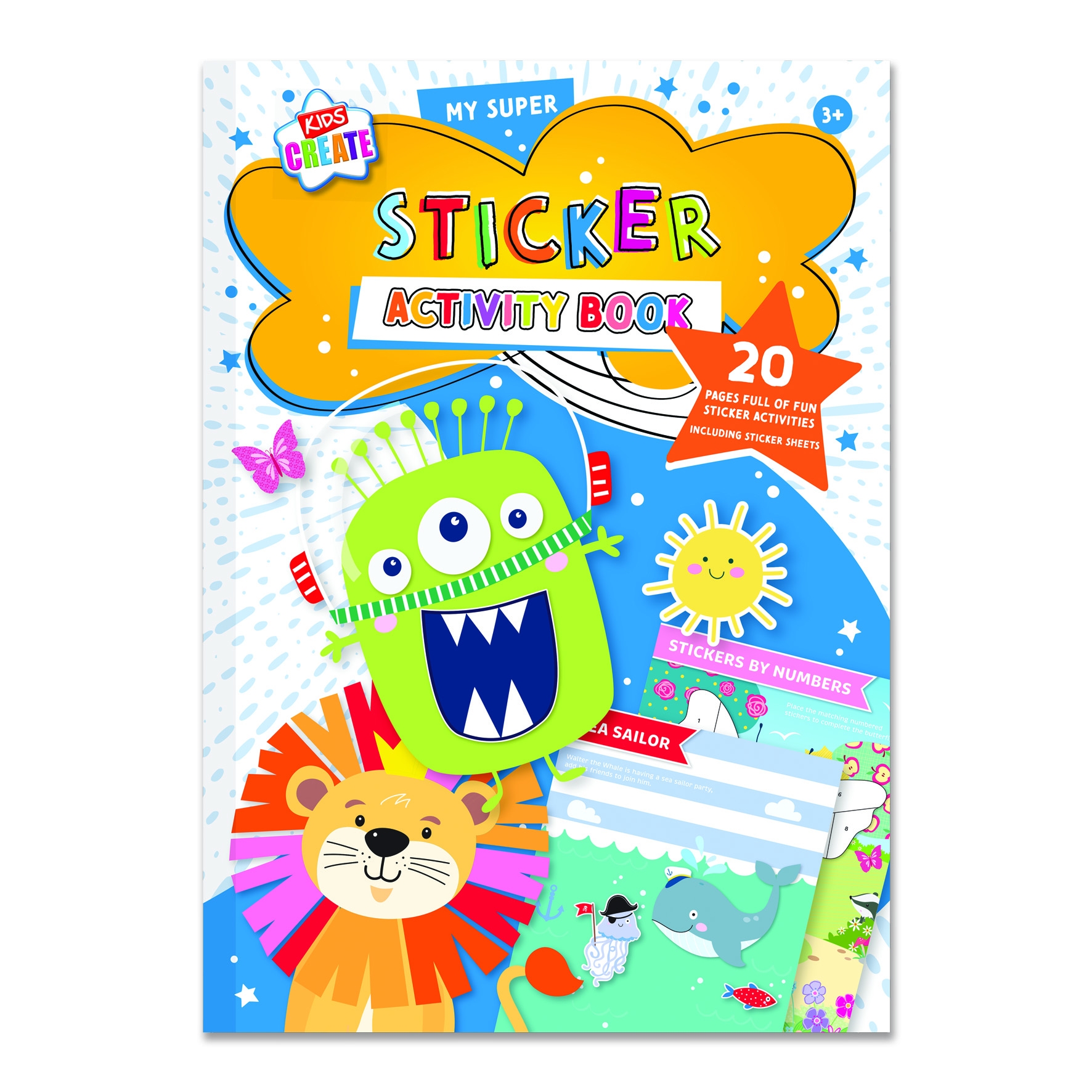 STICKER ACTIVITY BOOK 20 Page [Packs Only]