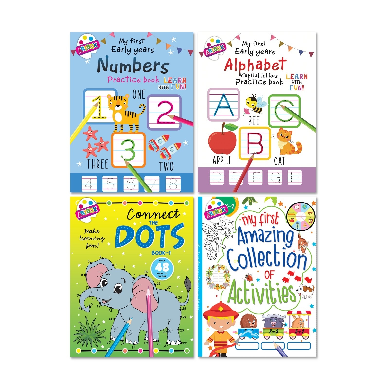 EDUCATIONAL BOOK,4 Assorted [Packs Only]
