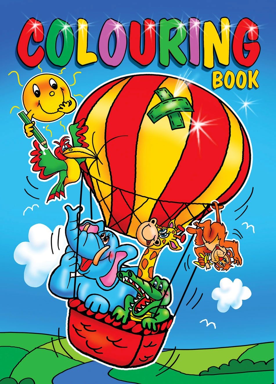 COLOURING BOOK,Super A4 4 Asst. [Packs Only]