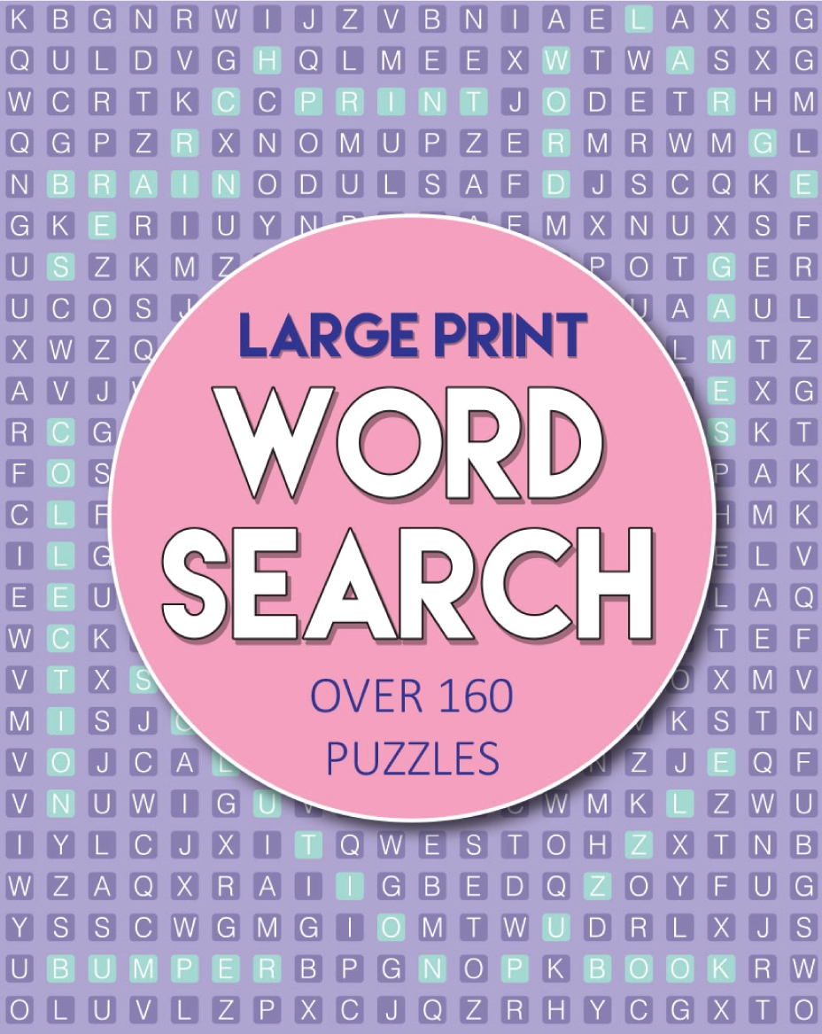 ACTIVITY BOOK,Word Search Large Print 2 Assorted [Packs Only]