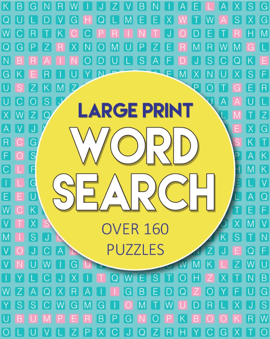ACTIVITY BOOK,Word Search Large Print 2 Assorted [Packs Only]