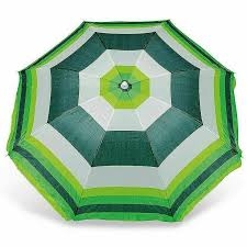 BEACH PARASOL,158cm UPF 40+ in Poly Carry Bag [Splittable]