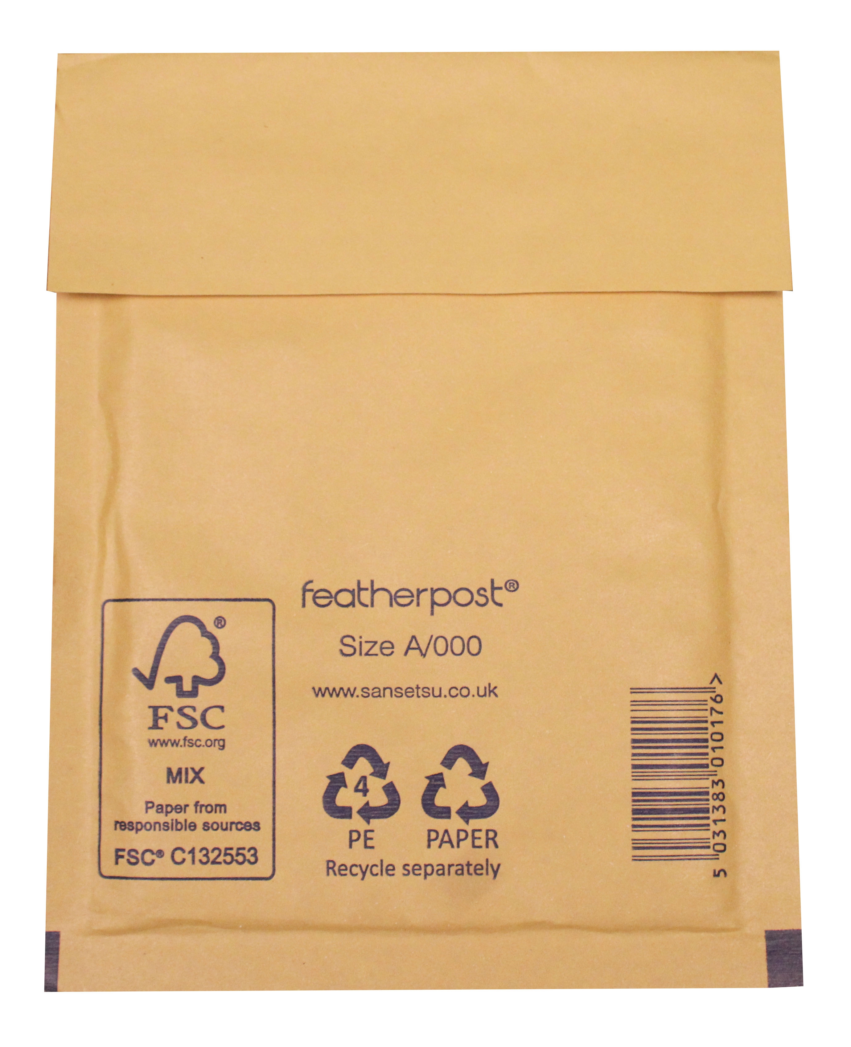 PADDED ENVELOPES,A000 Gold (Featherpost)(Bulk) [Packs Only]