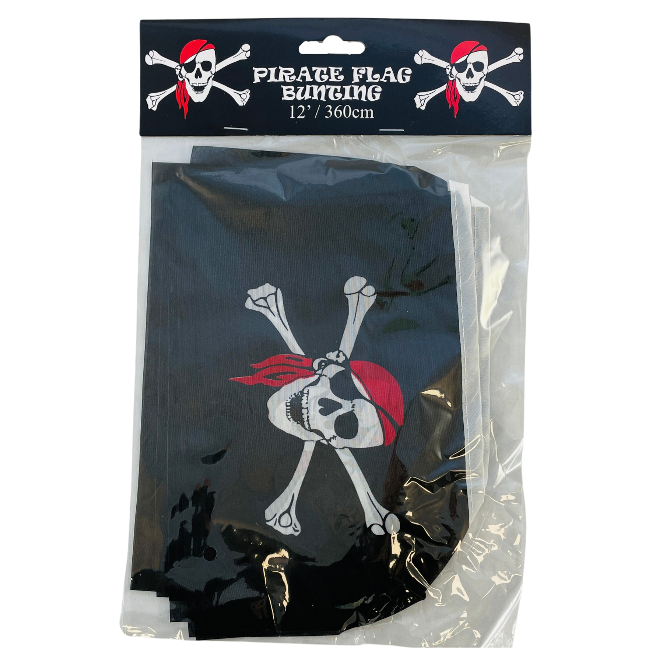 PIRATE BUNTING,10 Flags 360cm H/pk [Splittable]