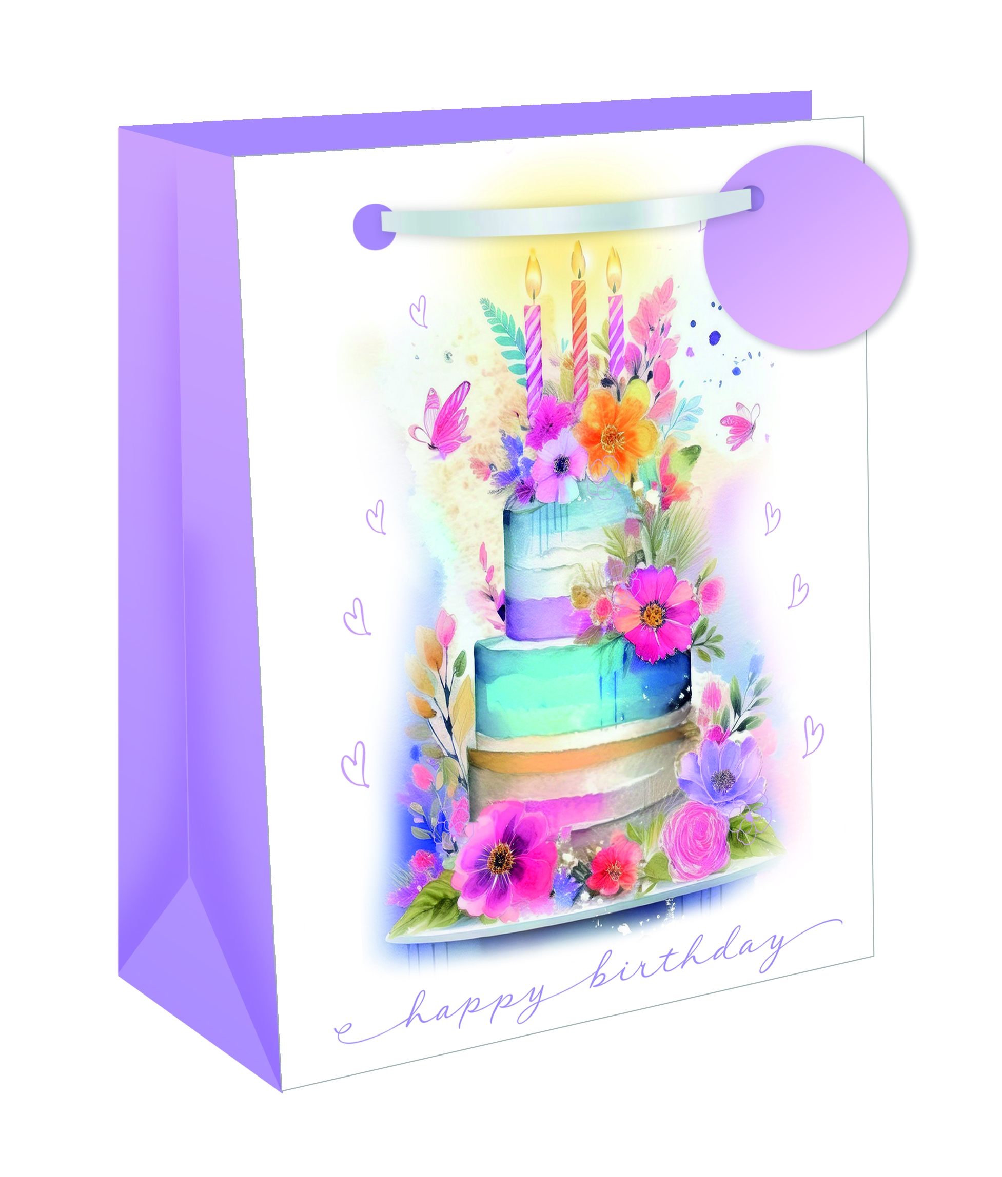 GIFT BAG,Floral Cake (Medium) [Packs Only]