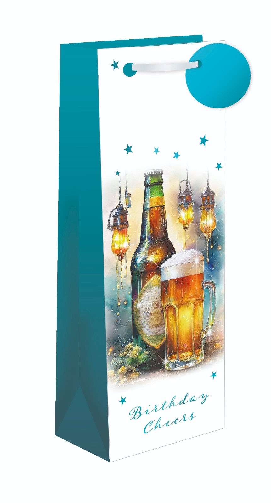 GIFT BAG,Birthday Cheers (Bottle) [Packs Only]