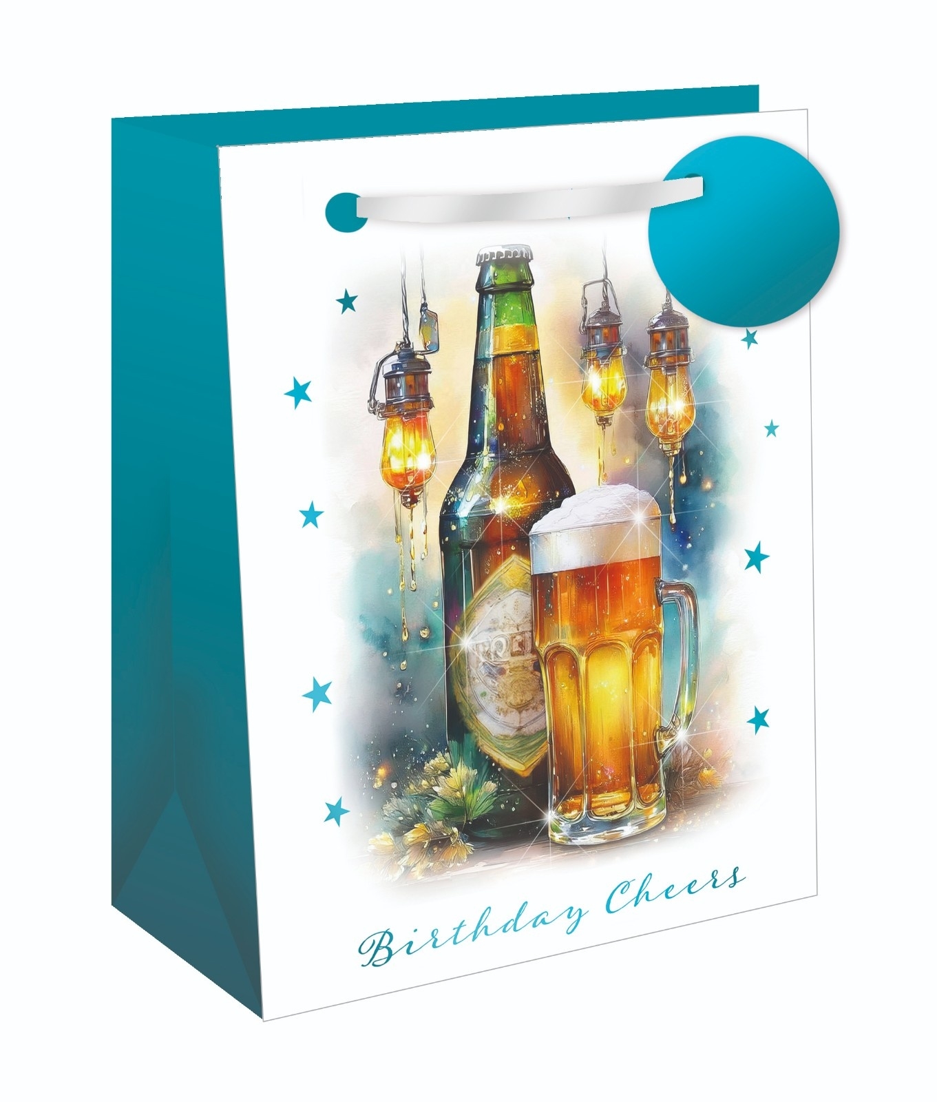 GIFT BAG,Birthday Cheers (Large) [Packs Only]