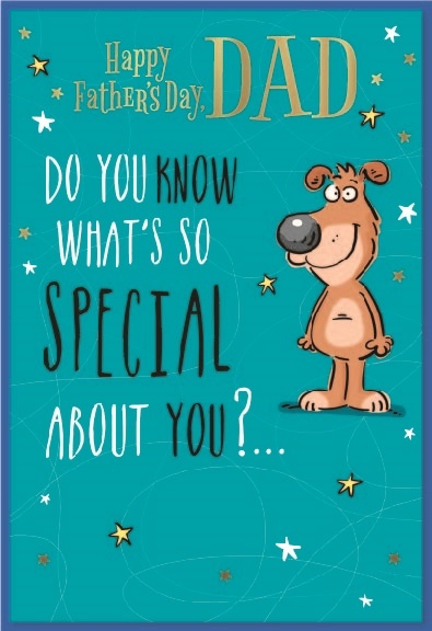 FATHER`S DAY CARDS,Dad 6`s Dog & Stars