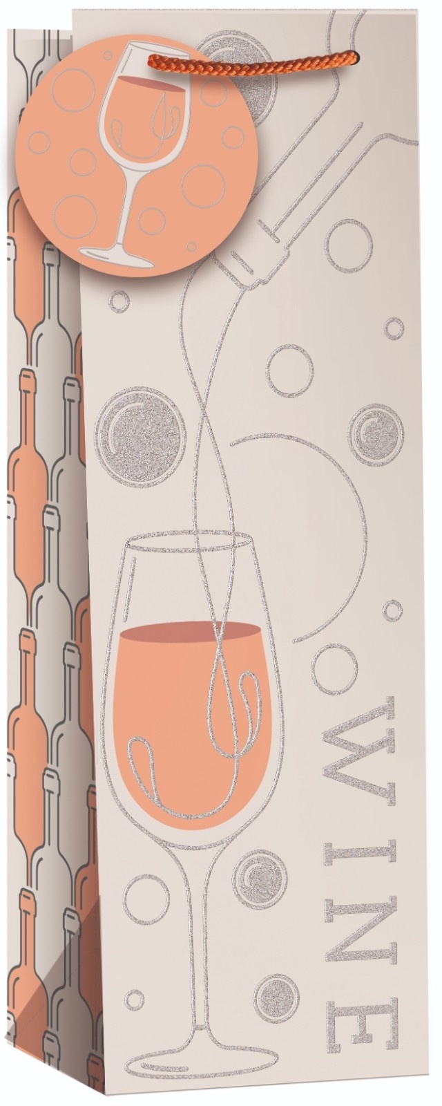 GIFT BAG, Wine Glass (Bottle) [Packs Only]