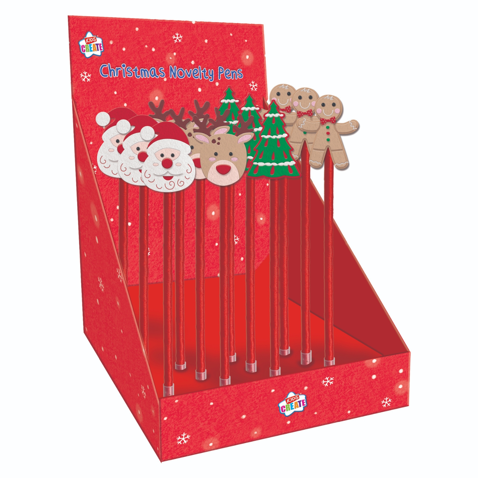 BALL PEN,Christmas Characters Assorted CDU [Packs Only]