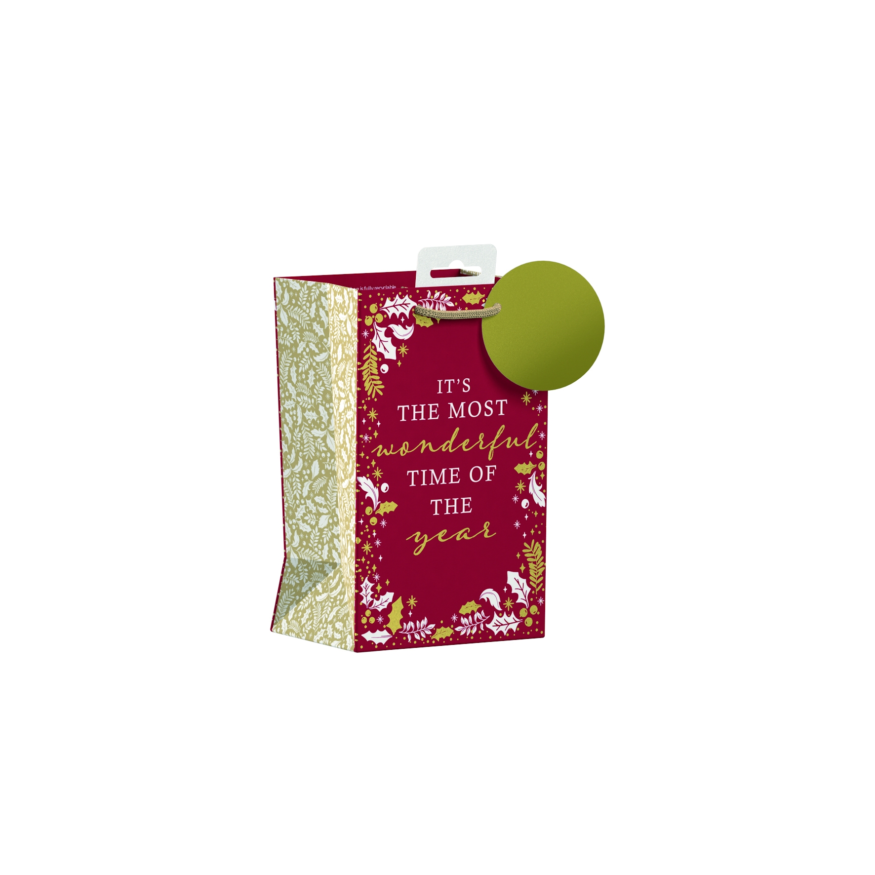GIFT BAG,Most Wonderful Time (Small) [Packs Only]