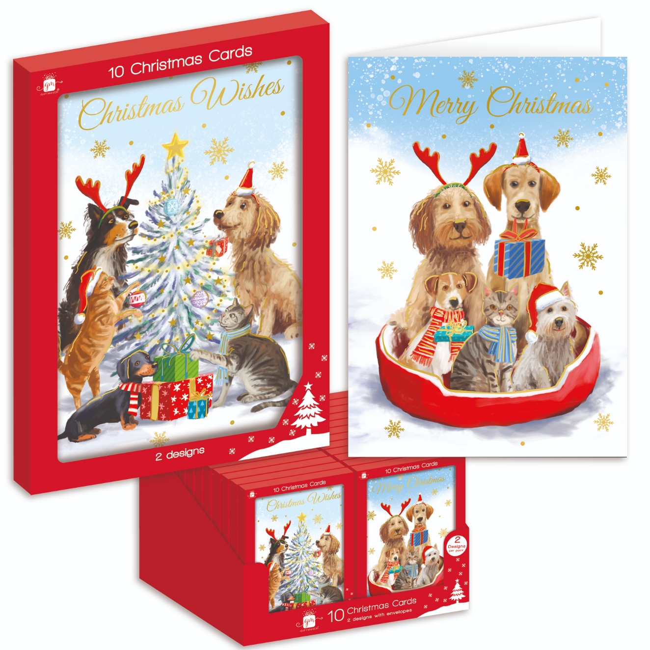 BOXED CARDS,Traditional Pets 10`s CDU [Splittable]