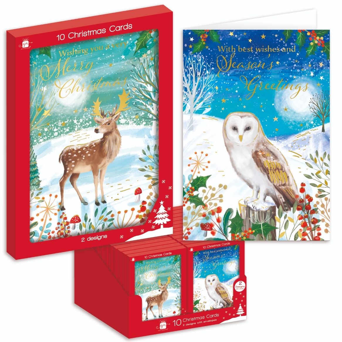 BOXED CARDS,Wildlife Square10`s CDU [Splittable]