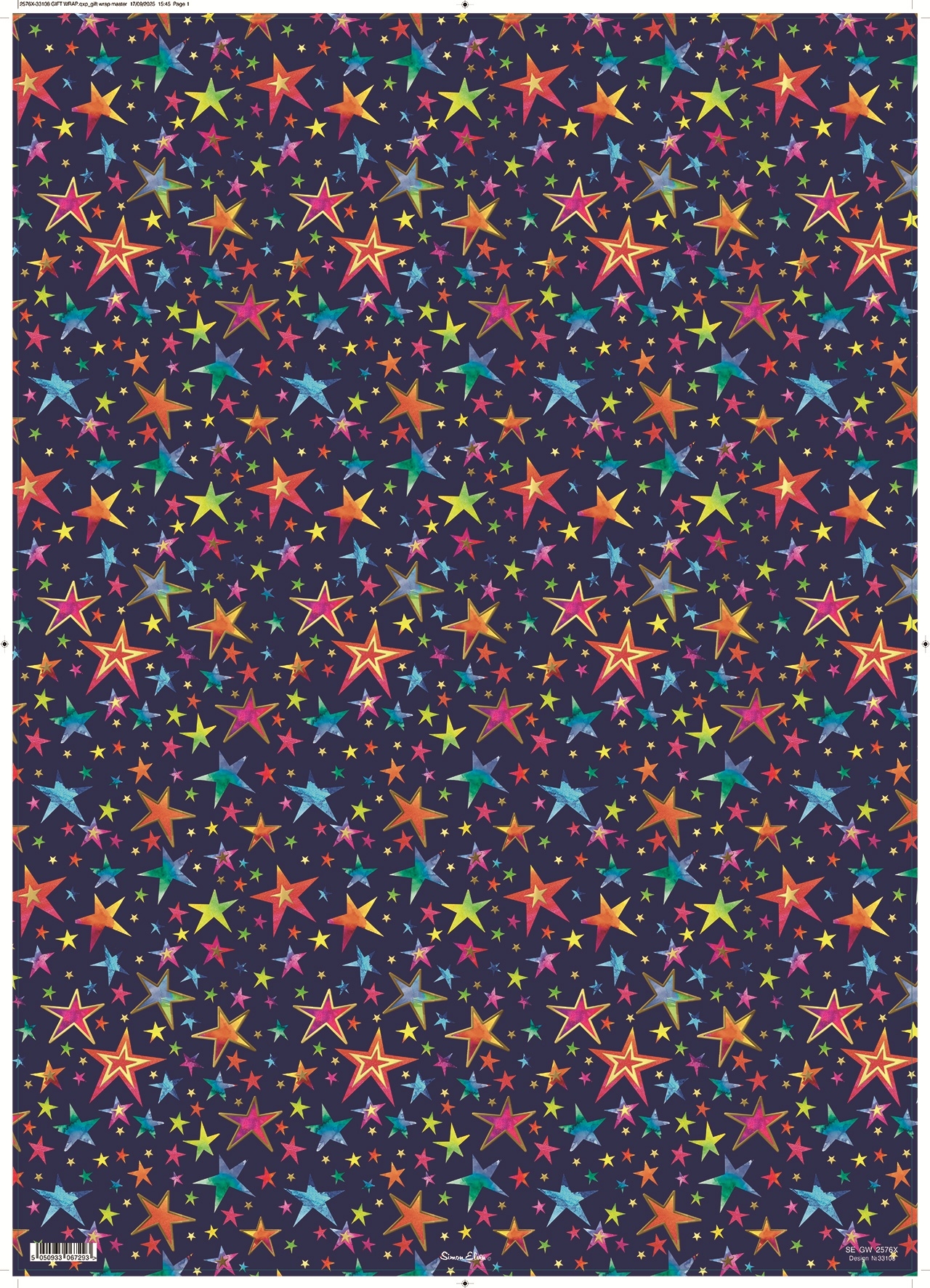 GIFT WRAP, Stars [Packs Only]