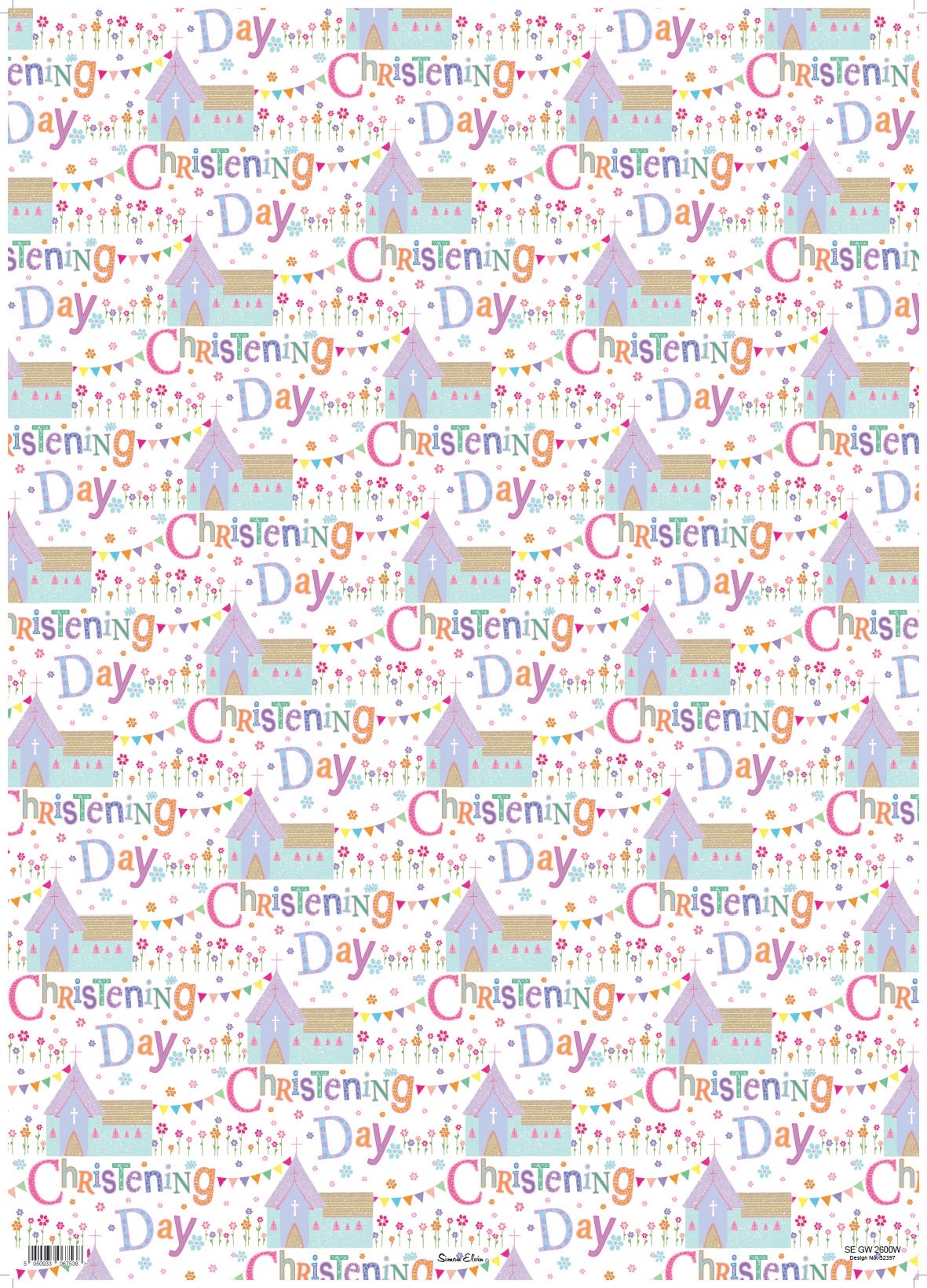 GIFT WRAP,Christening [Packs Only]