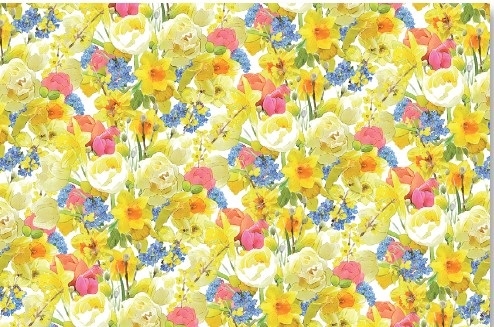 GIFT WRAP,Floral Daffodils [Packs Only]