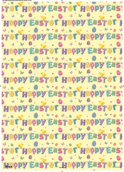 GIFT WRAP,Chicks, Eggs & Bunting [Packs Only]