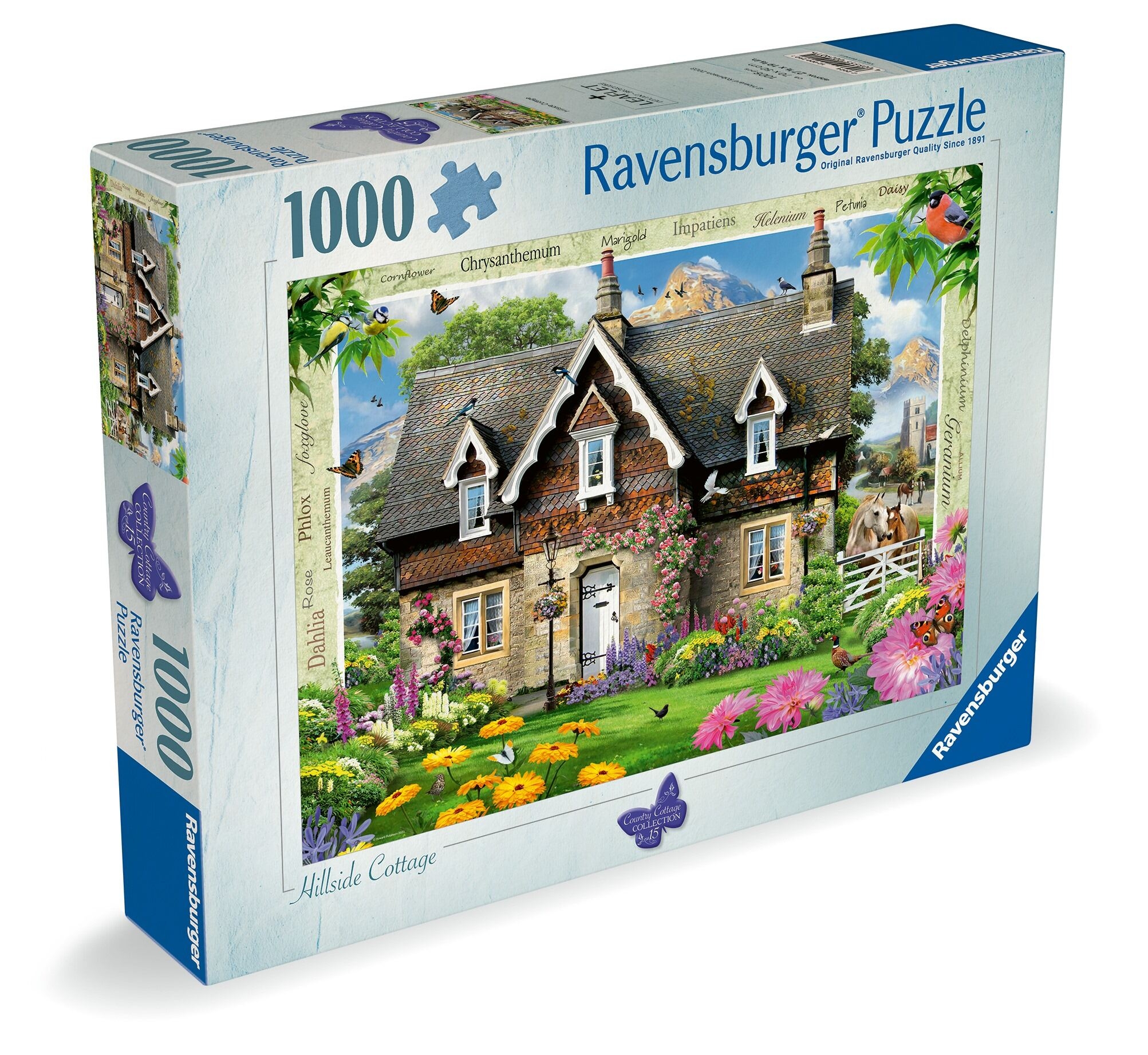 JIGSAW,1000pc.Hillside Cottage (Ravensburger)