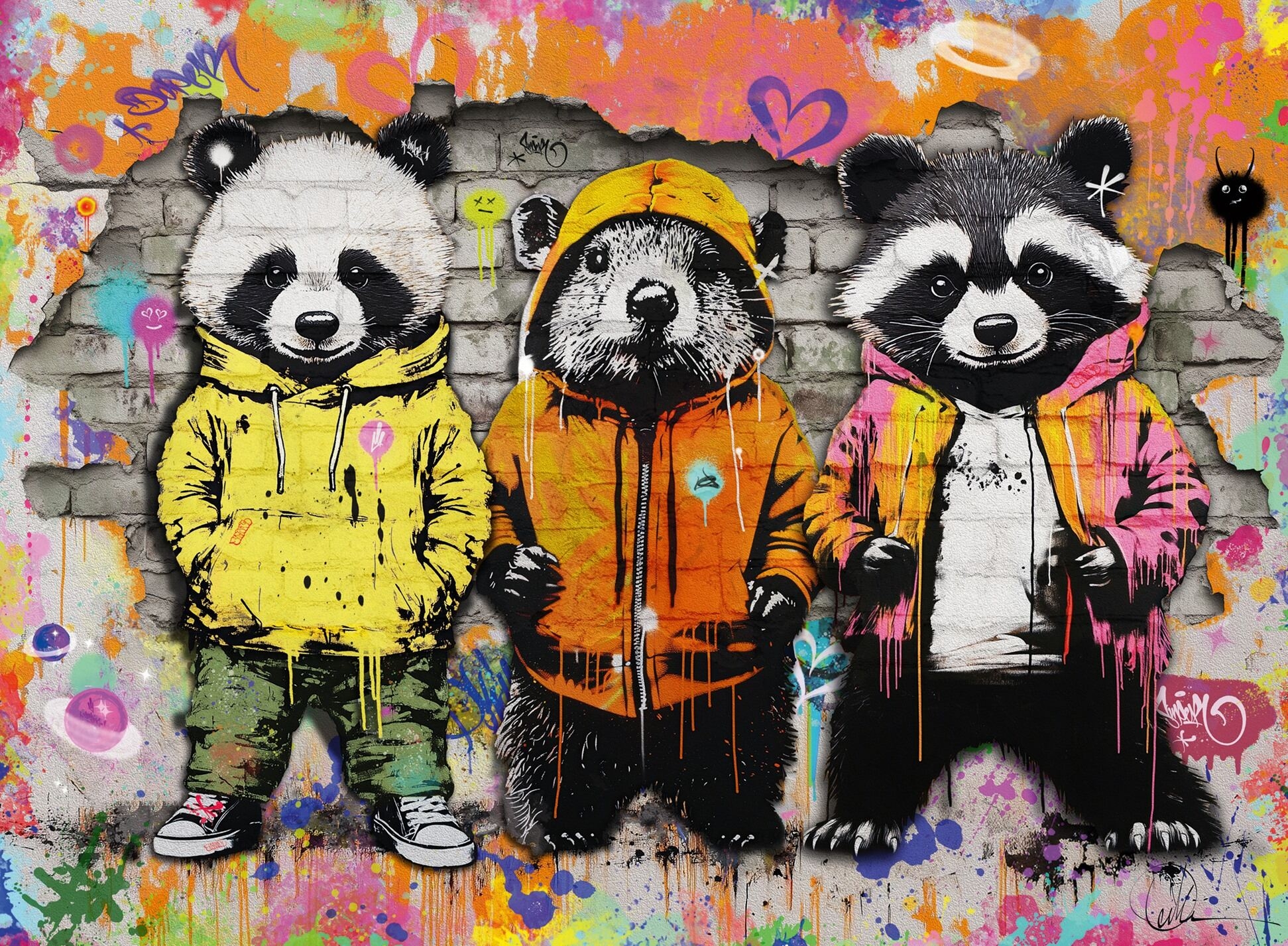 JIGSAW,500pc.Furry Friends (Ravensburger)