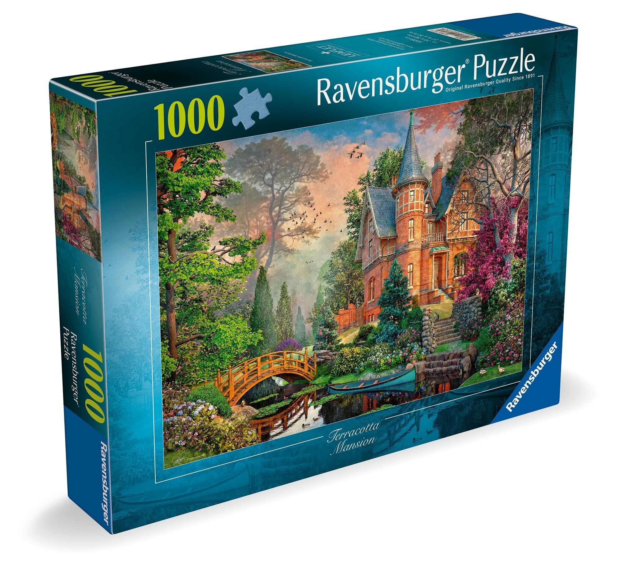 JIGSAW,1000pc.Terracotta Mansion (Ravensburger)
