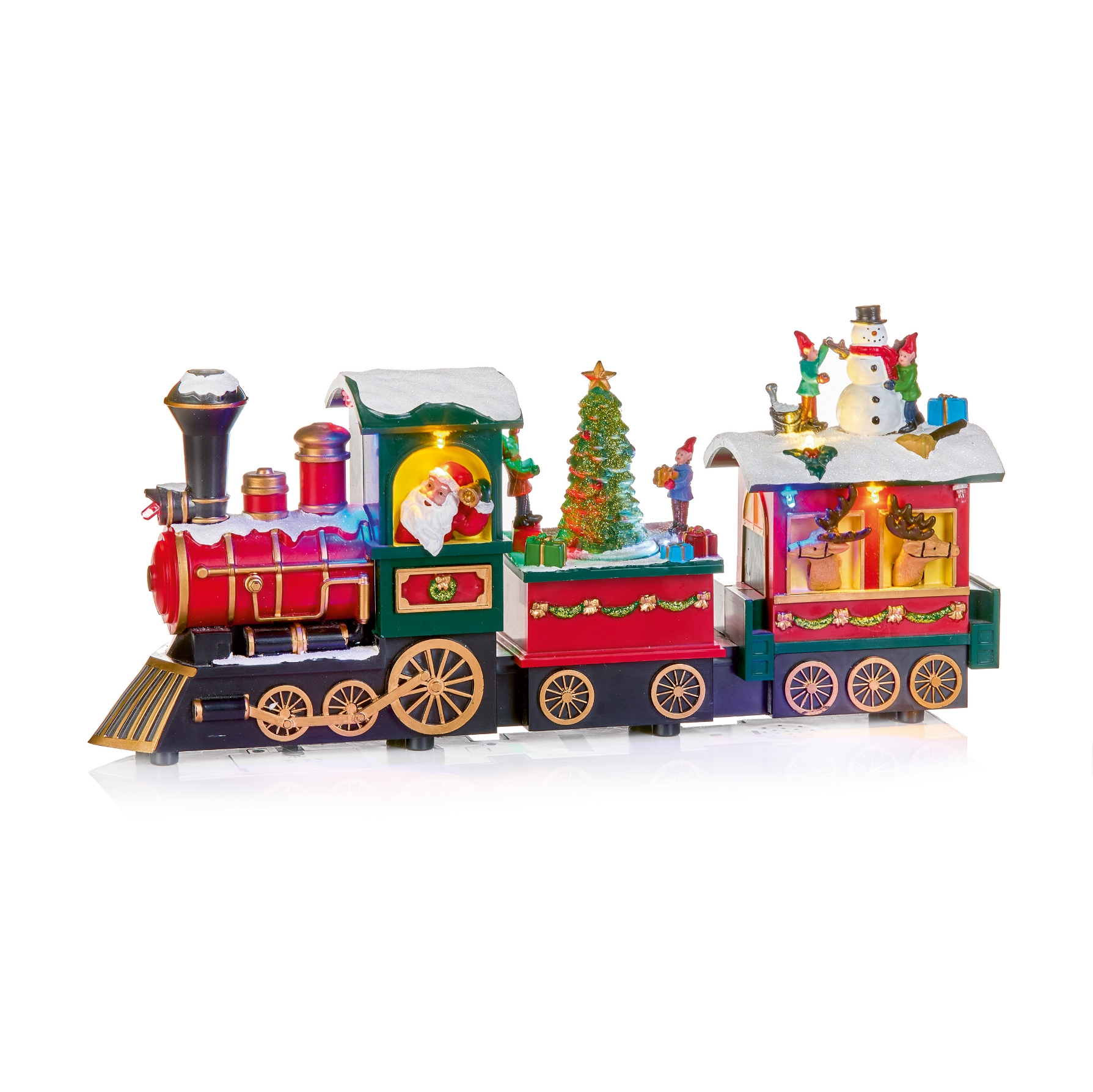 XMAS TRAIN,Animated Light Up 38cm