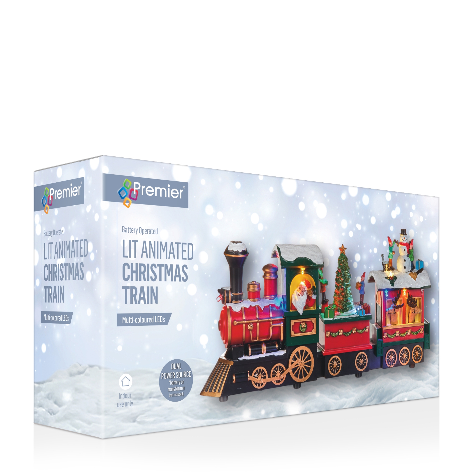 XMAS TRAIN,Animated Light Up 38cm