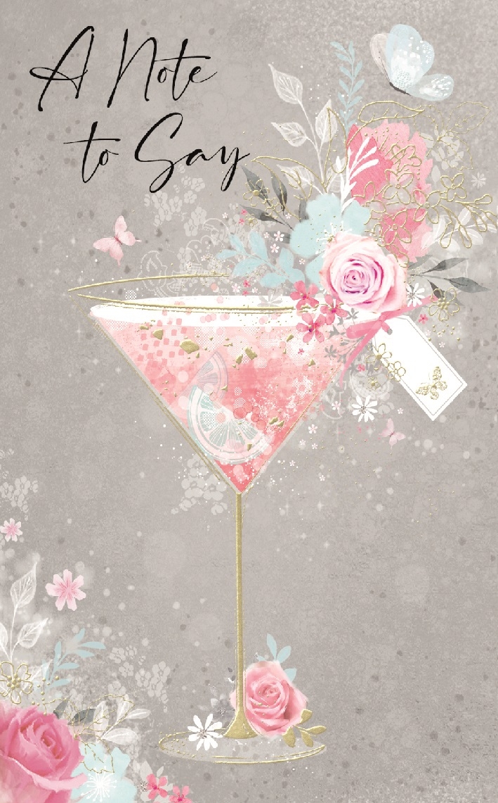 NOTELETS, Open, Butterflies Floral Design, 8`s CDU [Splittable]