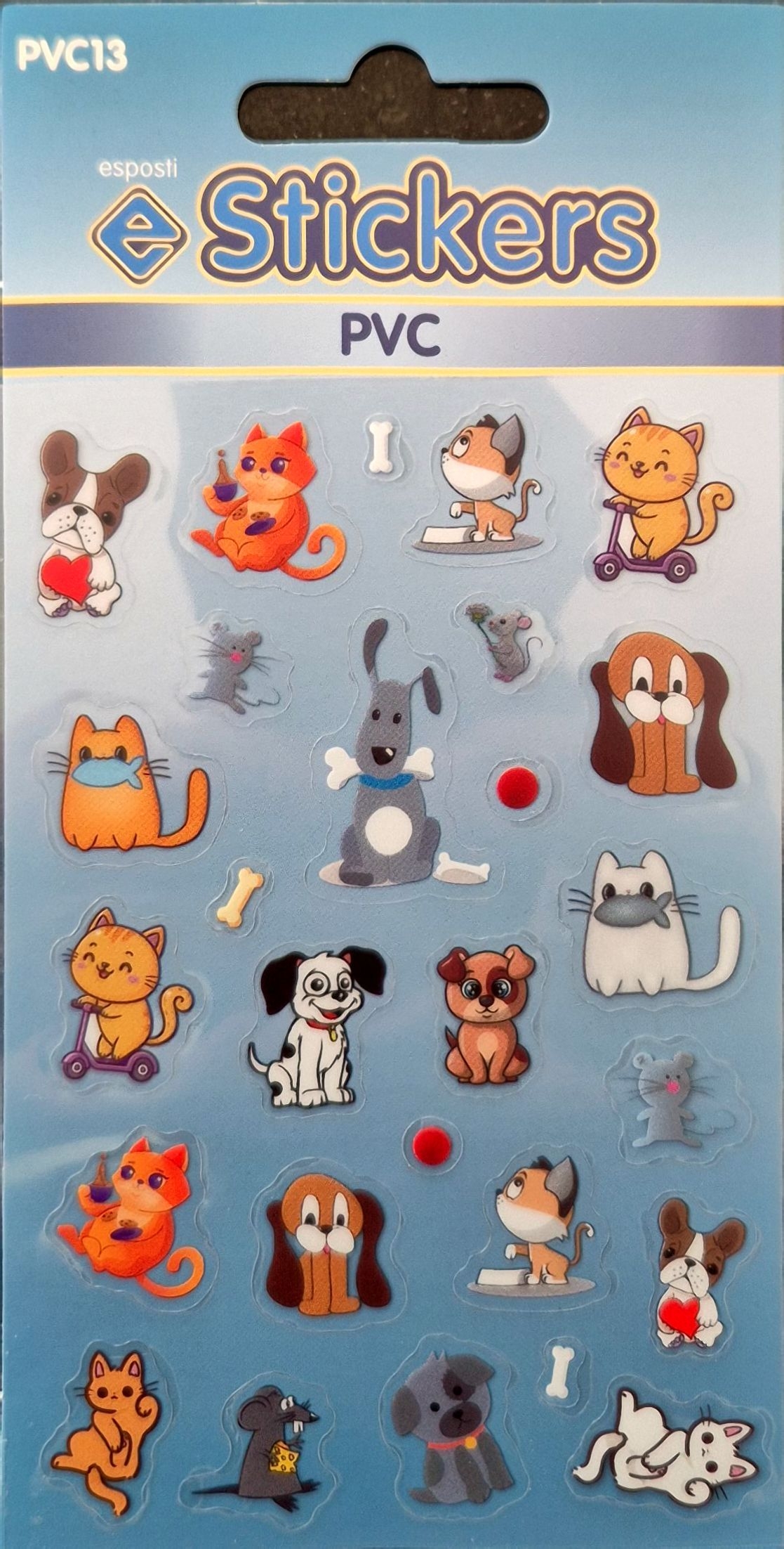 STICKERS,PVC Cats & Dogs [Packs Only]