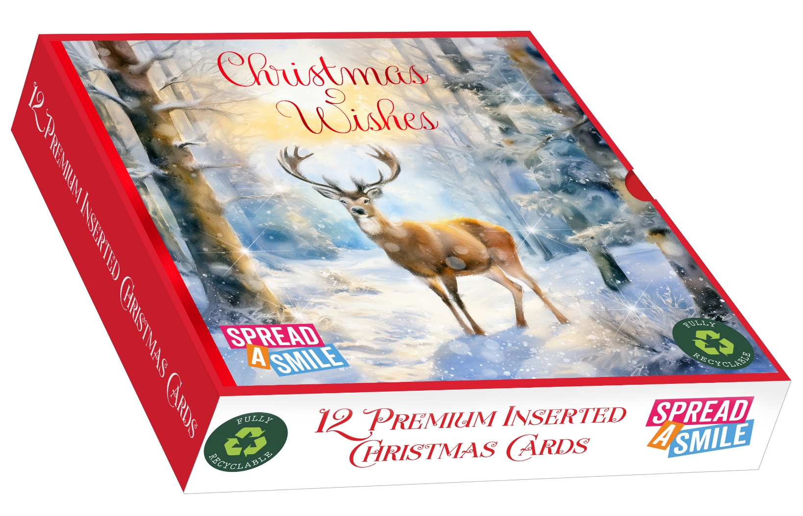 BOXED CARDS,Premium,Woodland Visit Square 10`s [Splittable]