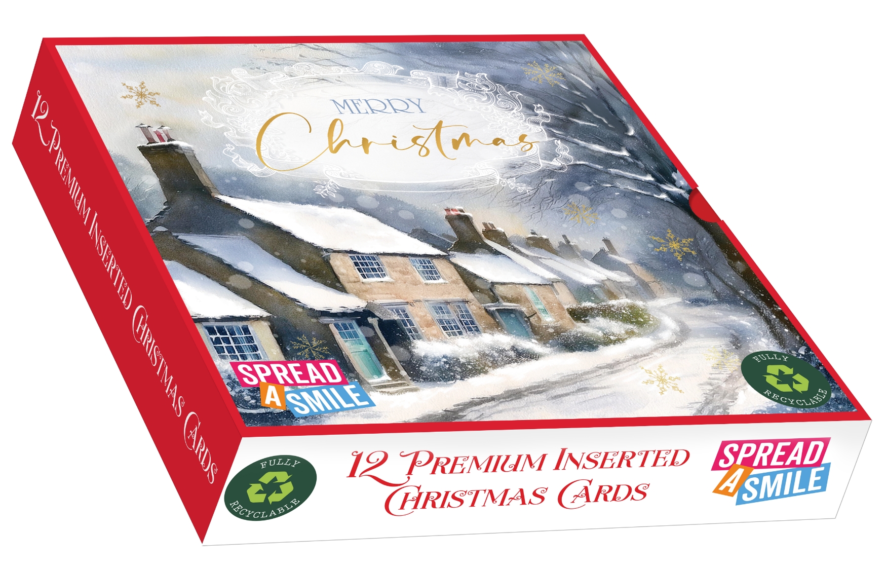 BOXED CARDS,Premium,All Is Calm Square 10`s [Splittable]
