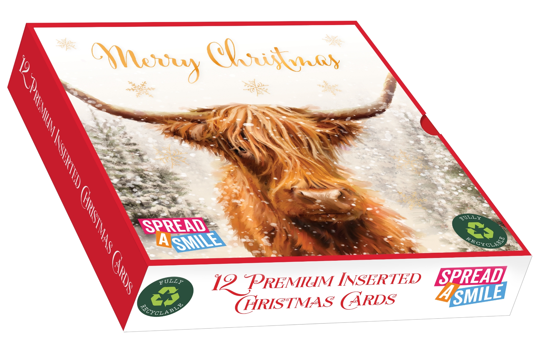 BOXED CARDS,Premium,Highland Blizzard Square 10`s [Splittable]