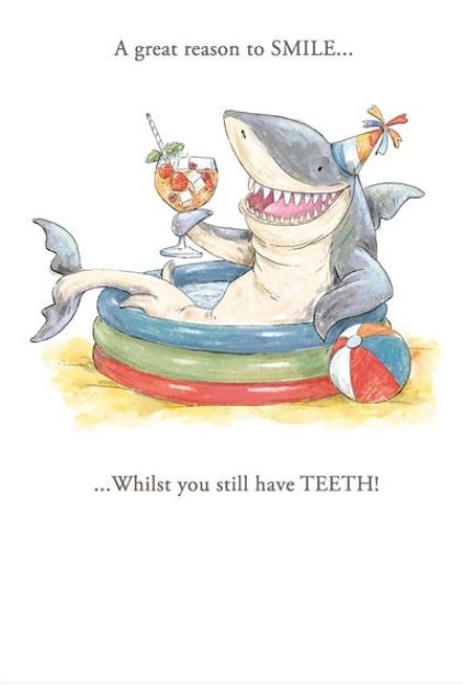 BLANK CARDS, Shark At The Beach [Packs Only]