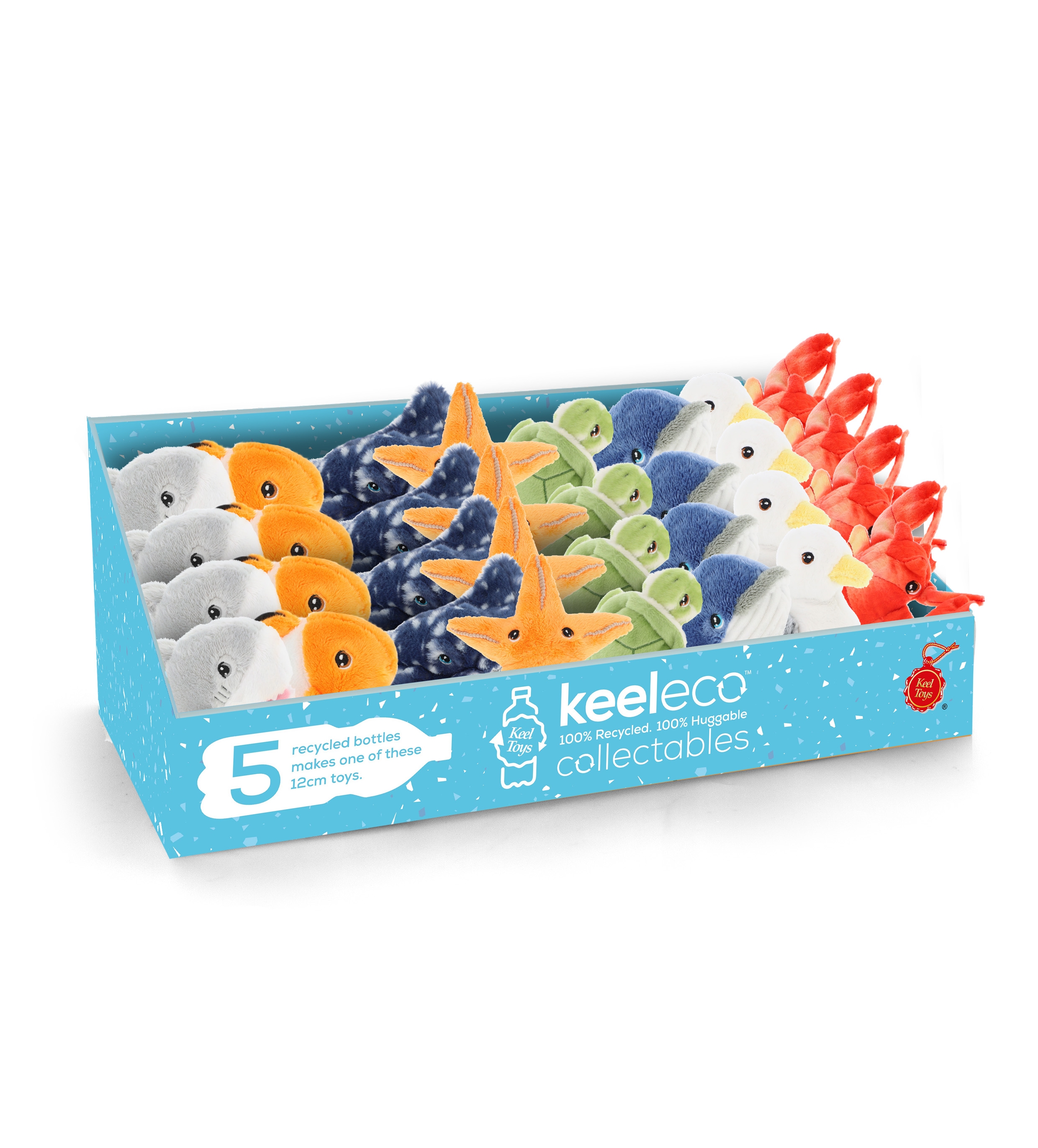 SEALIFE,Collectables,14cm 8 Assorted CDU (Keeleco) [Packs Only]