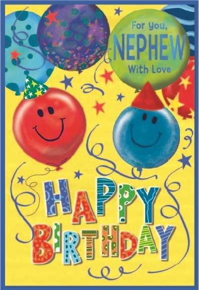 BIRTHDAY CARDS,Nephew 6`s Balloons