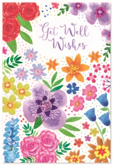 GET WELL CARDS, Floral [Packs Only]