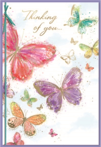 THINKING OF YOU CARDS,6`s Butterflies