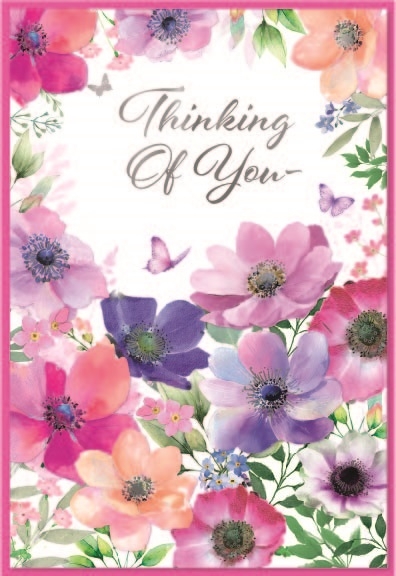 THINKING OF YOU CARDS,6`s Floral