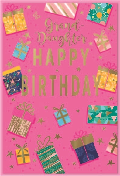 BIRTHDAY CARDS,Granddaughter 6`s Presents