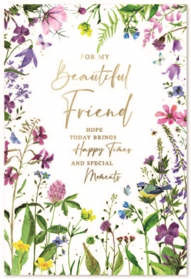 FRIEND CARDS,Female 6`s Wild Flowers