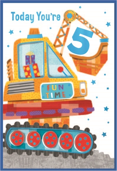 AGE 5 CARDS,Male 6`s Digger