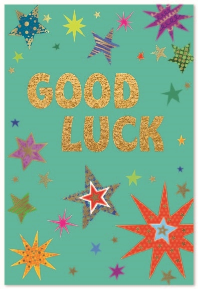 GOOD LUCK CARDS,6`s Stars