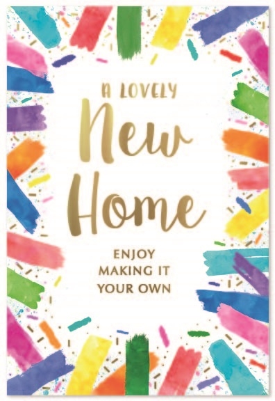 NEW HOME CARDS, Coloured Stripes [Packs Only]