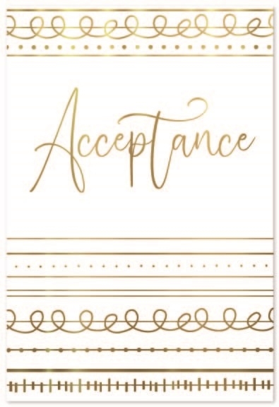 ACCEPTANCE CARDS,6`s Linear Patterns