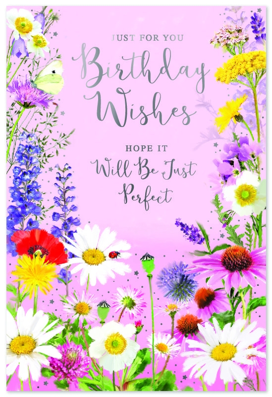 BIRTHDAY CARDS,Wild Flowers [Packs Only]