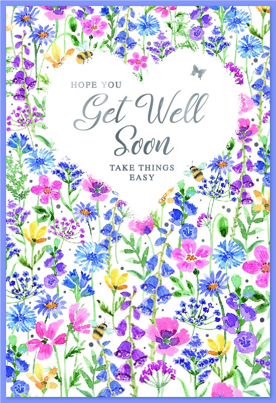 GET WELL CARDS, Wild Flowers [Packs Only]